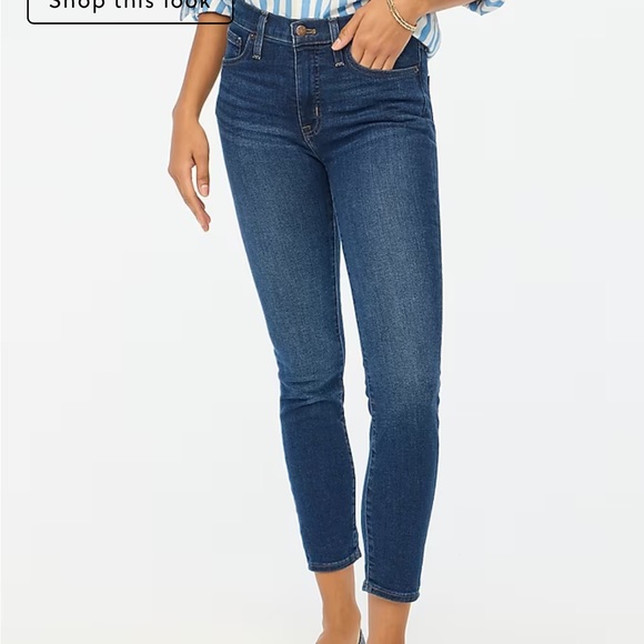 J. Crew Denim - J. Crew 9” High-Rise Toothpick dark denim size 32R